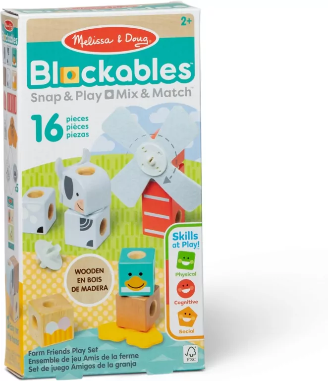 Mellisa&Doug: Blockables - Na farmie - tantis.pl