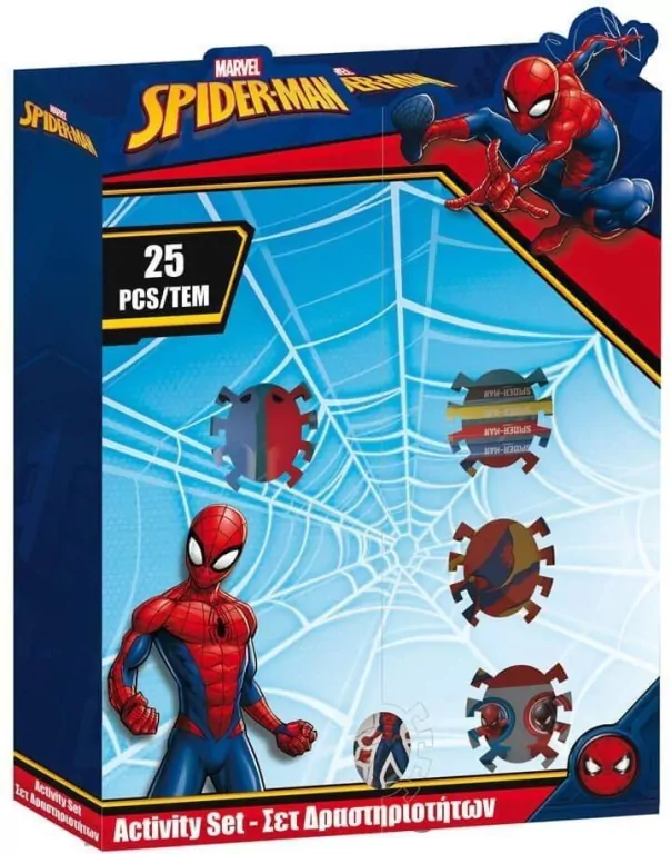Domek z przyborami Spiderman 25el - tantis.pl