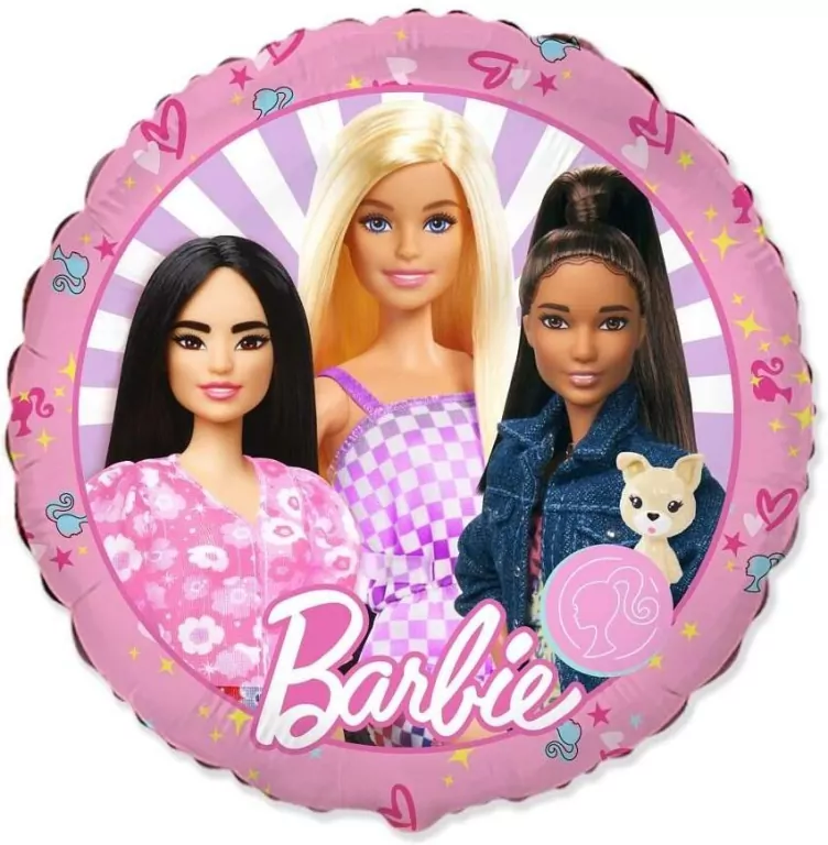 Balon foliowy 46cm Barbie - tantis.pl