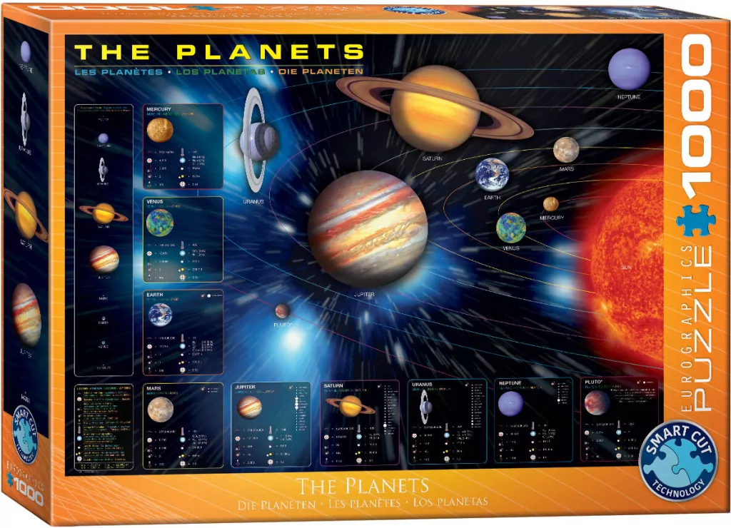 Puzzle 1000. Planety. 6000-1009 - tantis.pl