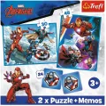 Trefl. Puzzle 2w1. Avengers. Bohaterowie w akcji - tantis.pl