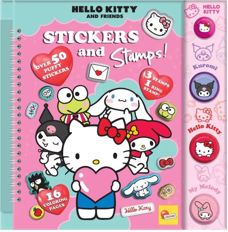 Album do rysowania ze stempelkami Hello Kitty - tantis.pl