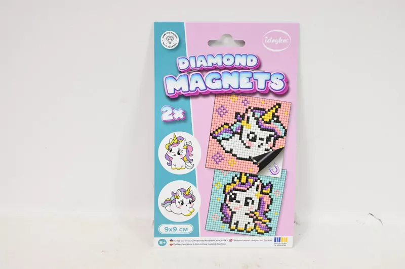 Diamentowa mozaika Kids magnes - Dwa jednorożce - tantis.pl