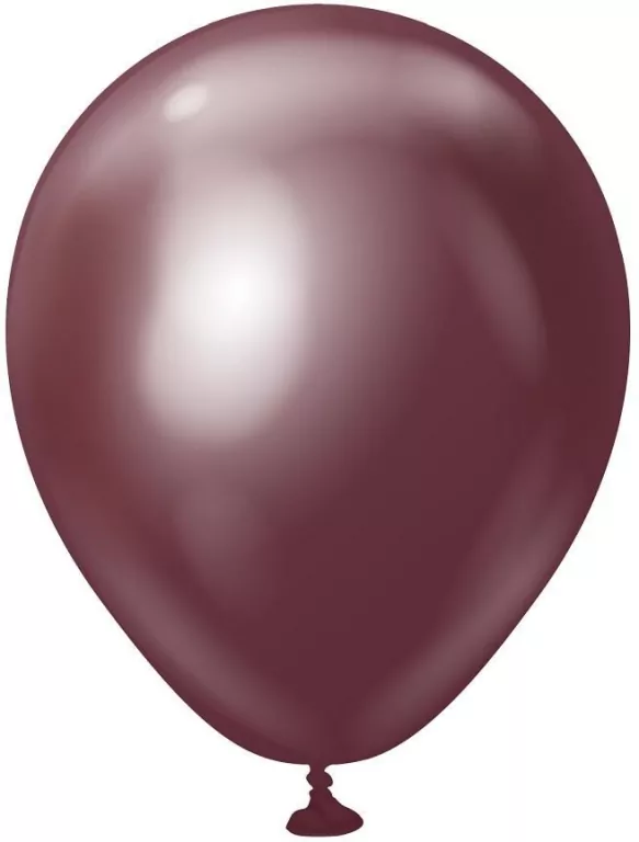 Balony Kalisan mirror bordowe 100szt - tantis.pl