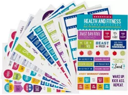 Naklejki do planera. Sport i Zdrowie