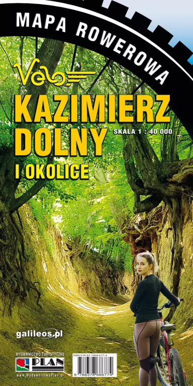 Mapa rowerowa. Kazimierz Dolny Velo - tantis.pl