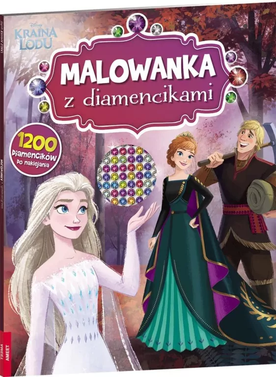 Disney Kraina Lodu. Malowanka z diamencikami - tantis.pl