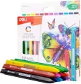 Kredki trójkątne plastik Color Emotio 12 kol DELI - tantis.pl