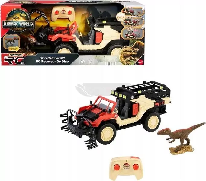 Jurassic World Dino Catcher Matchbox - tantis.pl