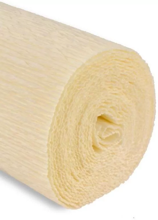 Krepina 50x250cm 180g kremowa - tantis.pl