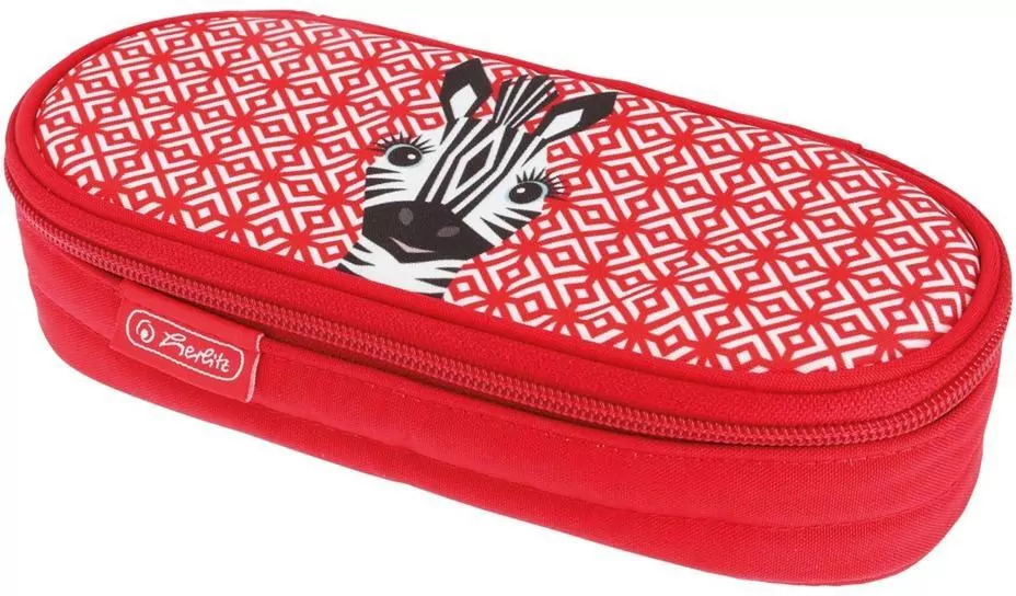 Piórnik owalny Cute Animals Zebra - tantis.pl