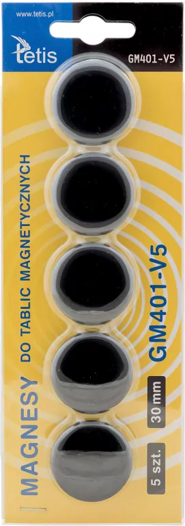 Magnesy do tablic 30mm. Czarne - tantis.pl