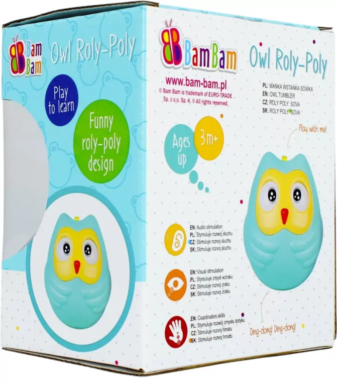 Bam Bam. Wańka wstańka Sówka - tantis.pl