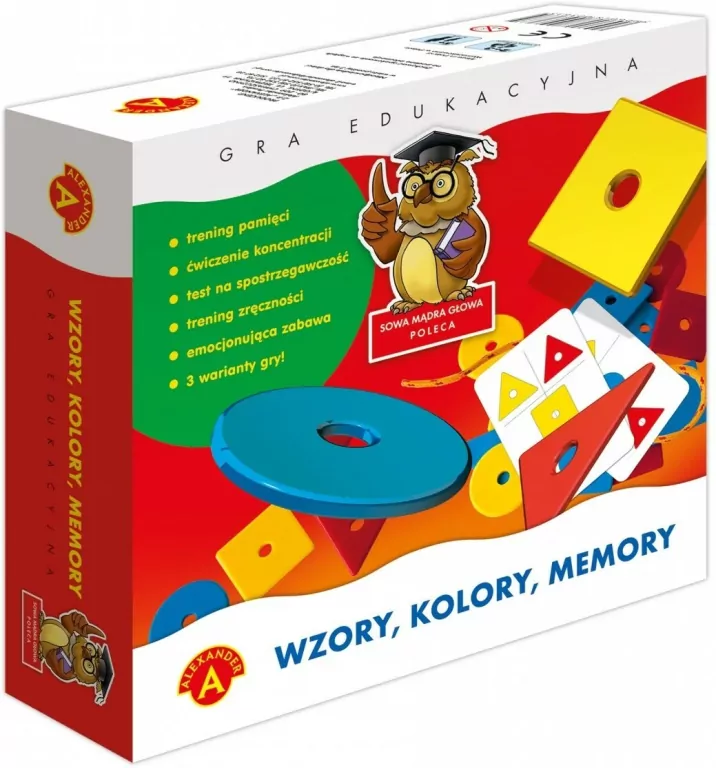Wzory, kolory, memory. Gra edukacyjna - tantis.pl