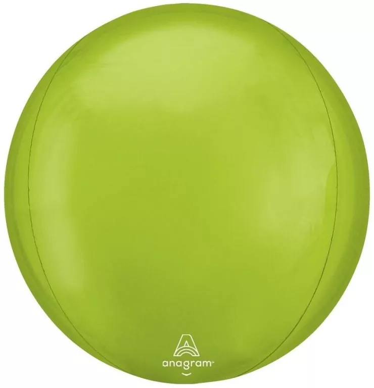 Balon foliowy kula zielona Vibrant green - tantis.pl