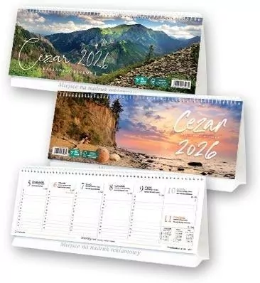 Kalendarz biurowy stojący Cezar 2026 - tantis.pl