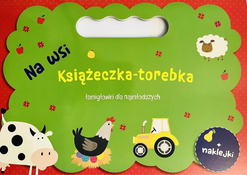 Książeczka torebka z naklejkami. Na wsi - tantis.pl