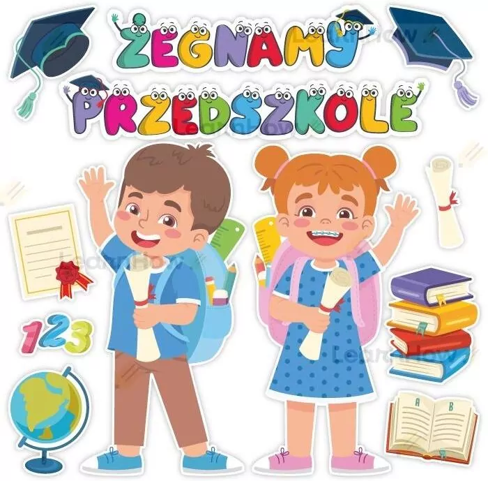 Dekoracja klasowa - Żegnamy przedszkole... 12el - tantis.pl