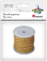 Sznurek papierowy 2mm 10m brązowo-złoty - tantis.pl
