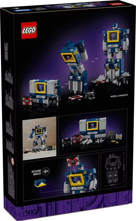 LEGO® Transformers: Soundwave 10358 - tantis.pl