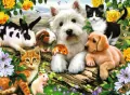 Puzzle 300 XXL Szczęśliwe zwierzęta - tantis.pl