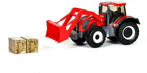 Traktor Gigant Spychacz 1:16 czerwony - tantis.pl