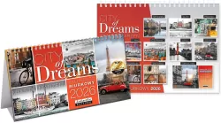 Kalendarz 2026 biurkowy City of Dreams