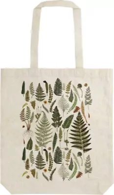 Torba bawełniana Shopperka. Paprotki