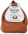 Bookaroo Bean Bag Pufa pod smartfon. Brązowa - tantis.pl