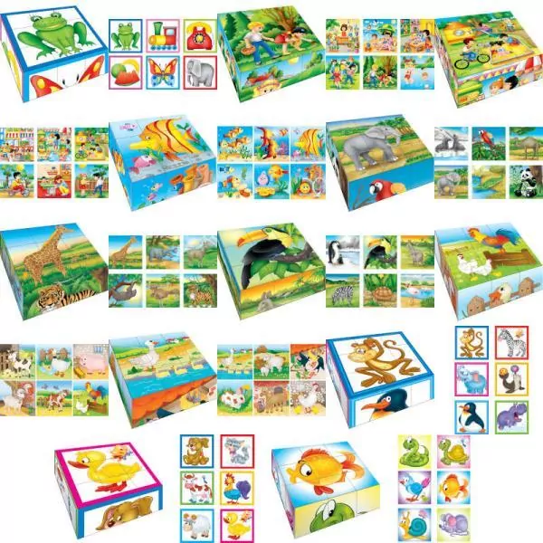 Klocki 9 elementowe. Mix - tantis.pl