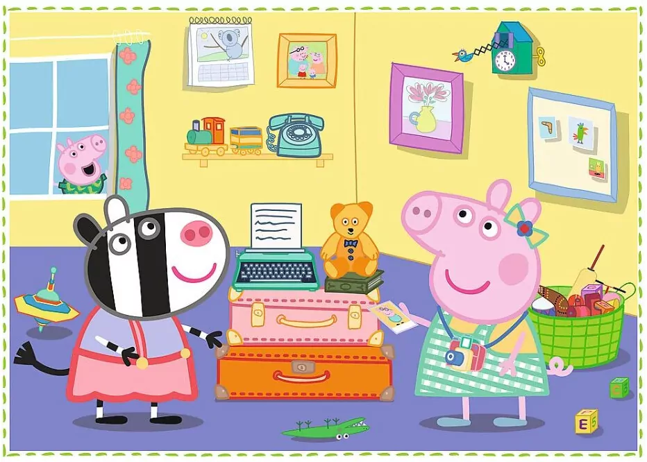 Wspomnienia z wakacji. Peppa Pig. Puzzle 4w1. - tantis.pl