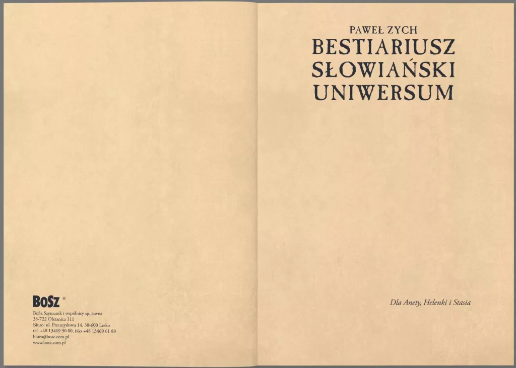 Bestiariusz słowiański. Uniwersum - tantis.pl