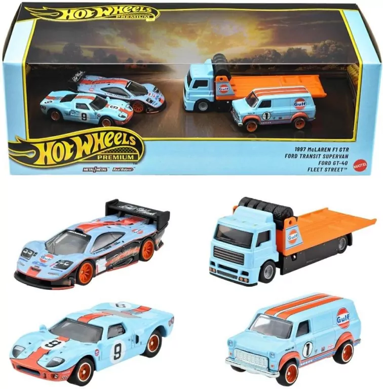 Hot Wheels Premium Le Mans Race Gulf - tantis.pl