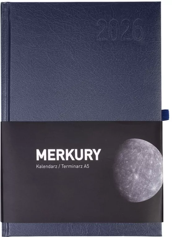 KALENDARZ KSIAZ A5 OPR TW DZIENNY MERKURY GRA OP - tantis.pl
