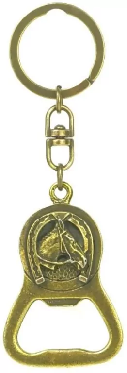 Brelok metalowy otwieracz z koniem 5cm - tantis.pl