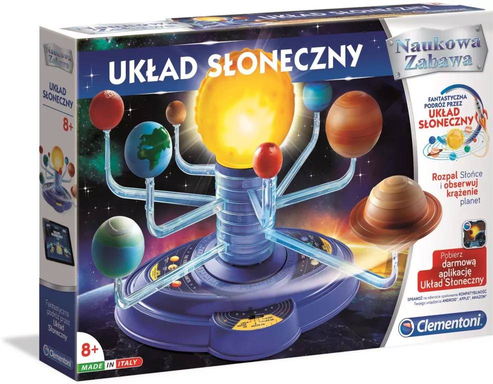Clementoni. Zabawka edukacyjna. Układ słoneczny - tantis.pl