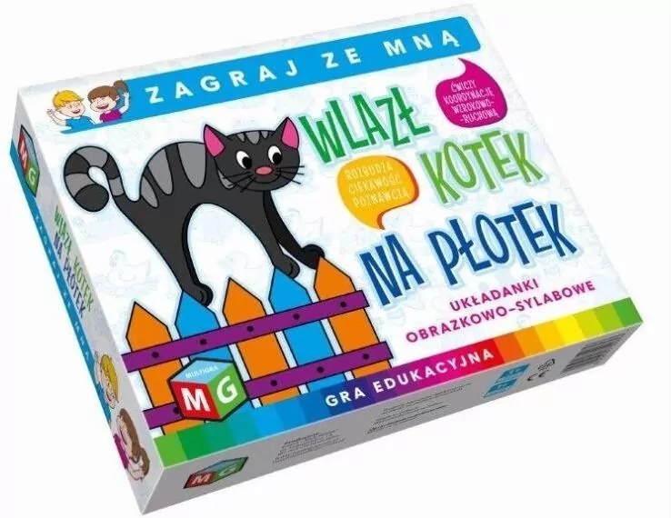 Wlazł kotek na płotek. Układanki - tantis.pl