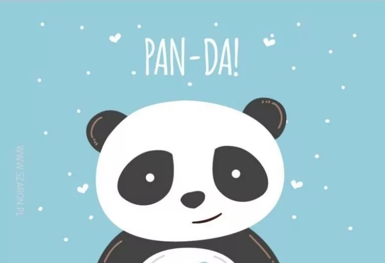 Magnes na lodówkę. Pan da! - tantis.pl