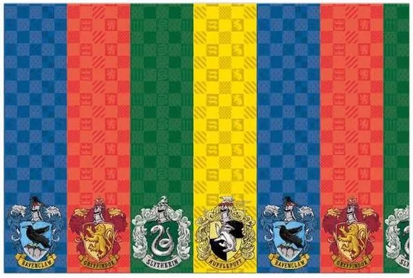 Obrus. Harry Potter Hogwarts Houses - tantis.pl
