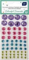 Naklejki dekoracyjne 62szt Colourful Diamonds - tantis.pl