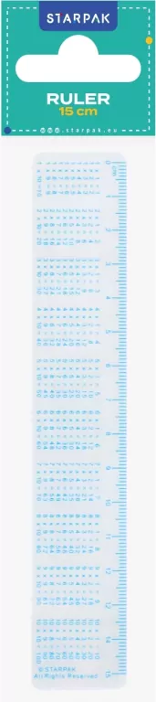 Linijka z tabliczką mnożenia 15cm - tantis.pl
