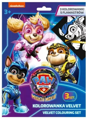 Zestaw kolorowanek z flamastrami Psi Patrol 8 elementów