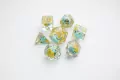 Gamegenic: Embraced Series - RPG Dice Set - Green Skull - tantis.pl