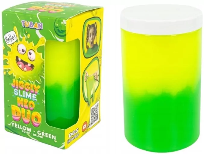 Jiggly Slime Neo Duo żółto-zielony - tantis.pl