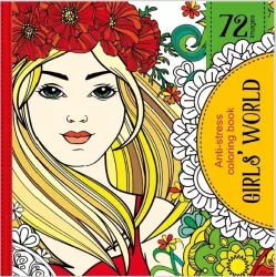 Kolorowanka antystresowa Girls' World