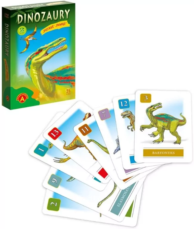 Dinozaury. Karty Piotruś - tantis.pl