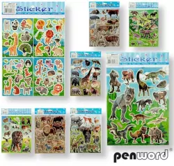 Naklejki. Zwierzęta 20x25mm