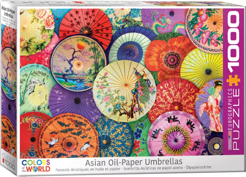 Puzzle 1000 Azjatyckie parasole 6000-5317 - tantis.pl