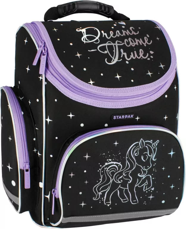 Tornister szkolny Balerina czarny - tantis.pl