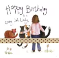 Karnet Urodziny S178 Crazy Cat Lady Kociara - tantis.pl
